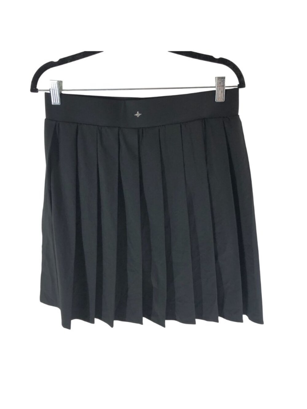 Halara Breezeful Pleated 2-in-1 Buckle Skirt Pocket-Longer Length Black L - Picture 5 of 7